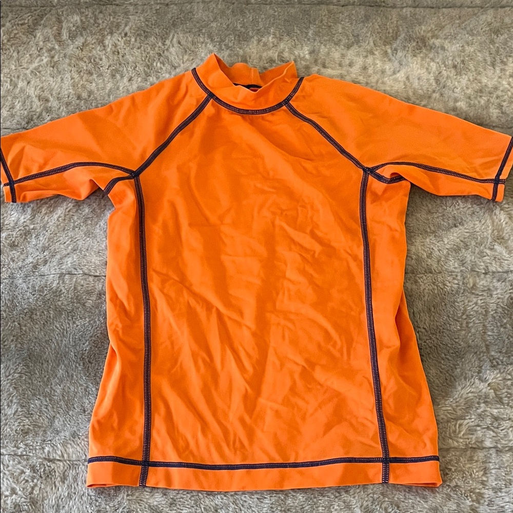 Lands' End Orange Swim Shirt youth